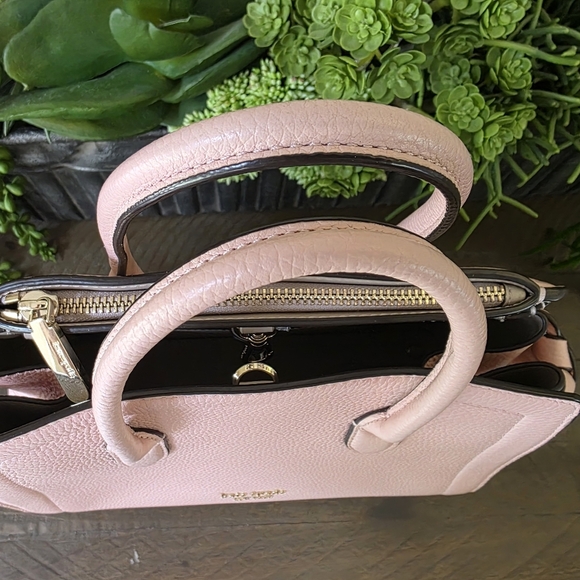 Kate Spade Mini Knott Leather Satchel/Crossbody In Mochi Pink - Picture 10 of 11